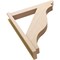 Ekena Millwork 6-in W x 36-in D x 42-in H Funston Slat Rough Cedar Woodgrain TimberThane Outlooker, Primed Tan OUTUR060X36X42FST24RCPR - alternate 5